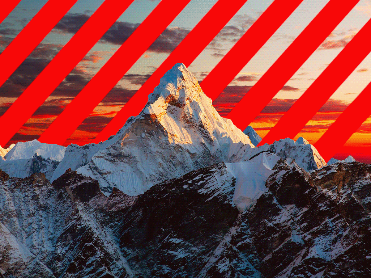 mountain red lines