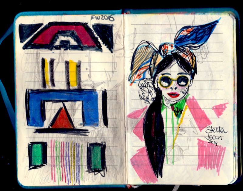 girls dreams sketch sketchbook color DANCE   Fashion  Style felttip swag