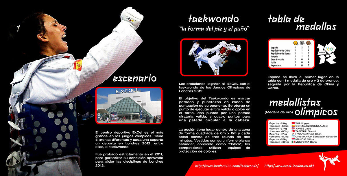 taekwondo London 2012 Olympic Games brochure
