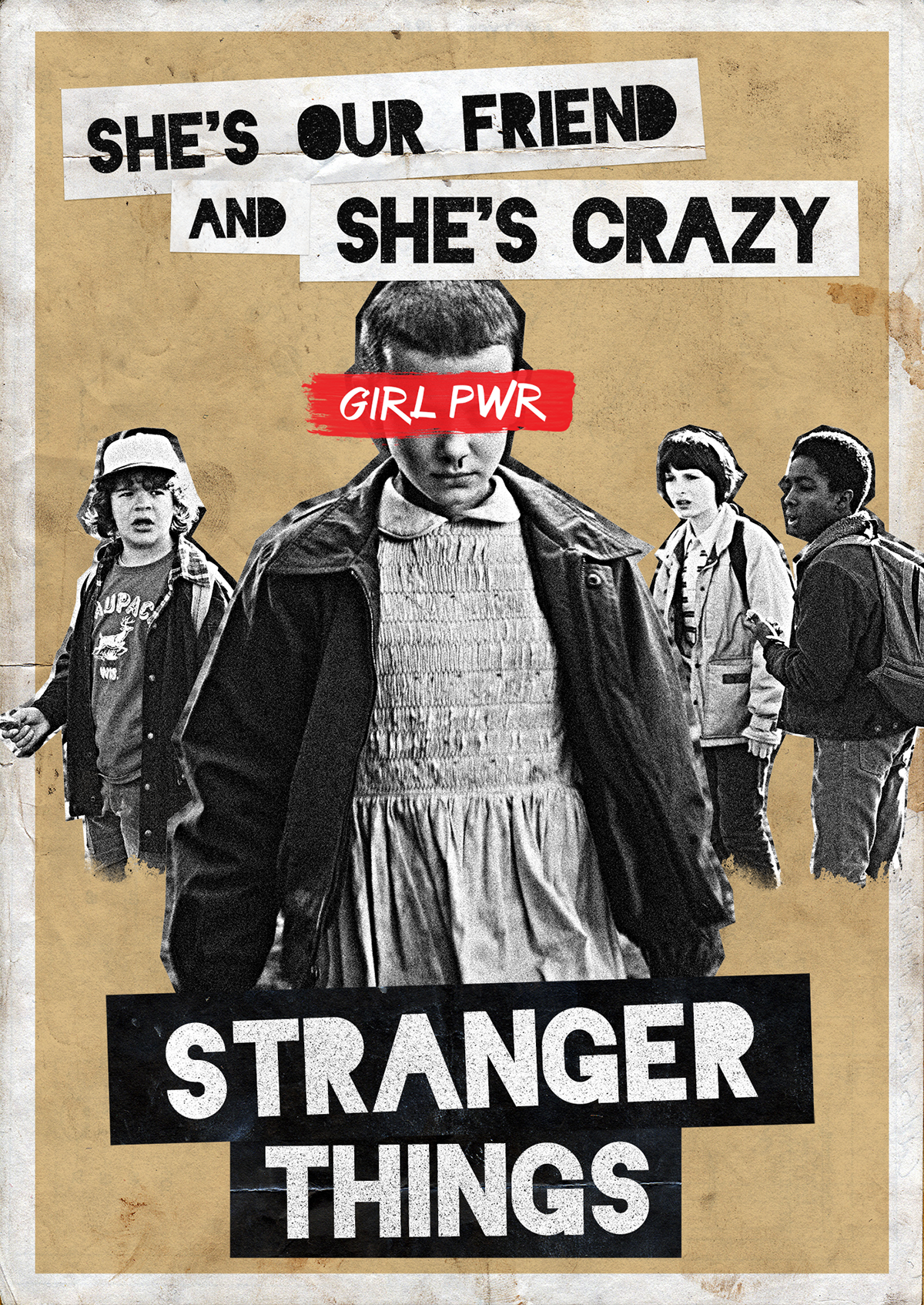 Stranger Things poster eleven Netflix Girl Power TV shows
