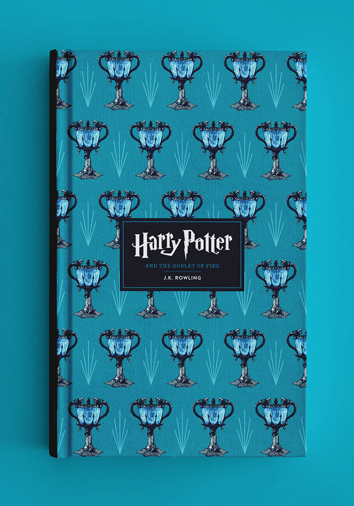 harry potter book cover pattern