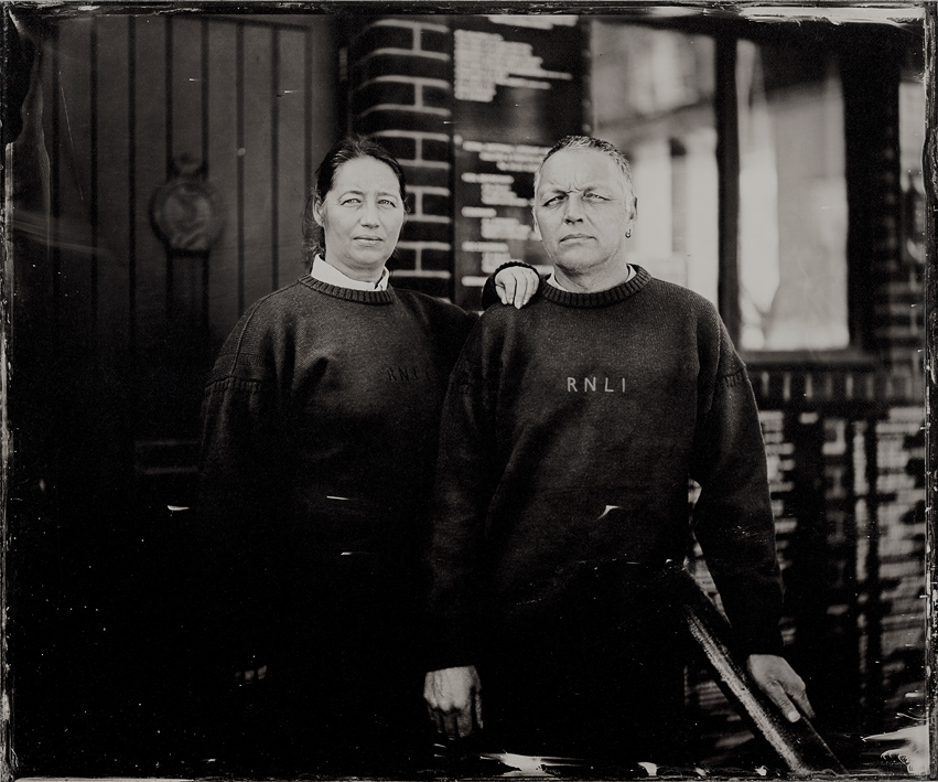 Lifeboat Station Project RNLI women International Women's Day lifeboat wet plate collodion wet plate collodion alternative process tintype Ambrotype portrait Portraiture