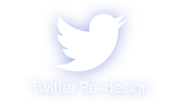Twitter Re-deisgn twitter design UI user interface myan