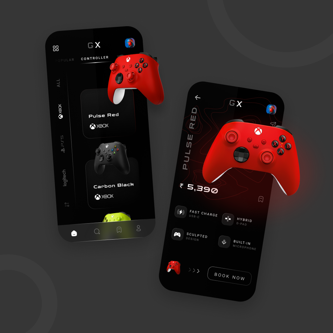 UI/UX UI game Mobile app app design accessories Ecommerce user interface UX design app