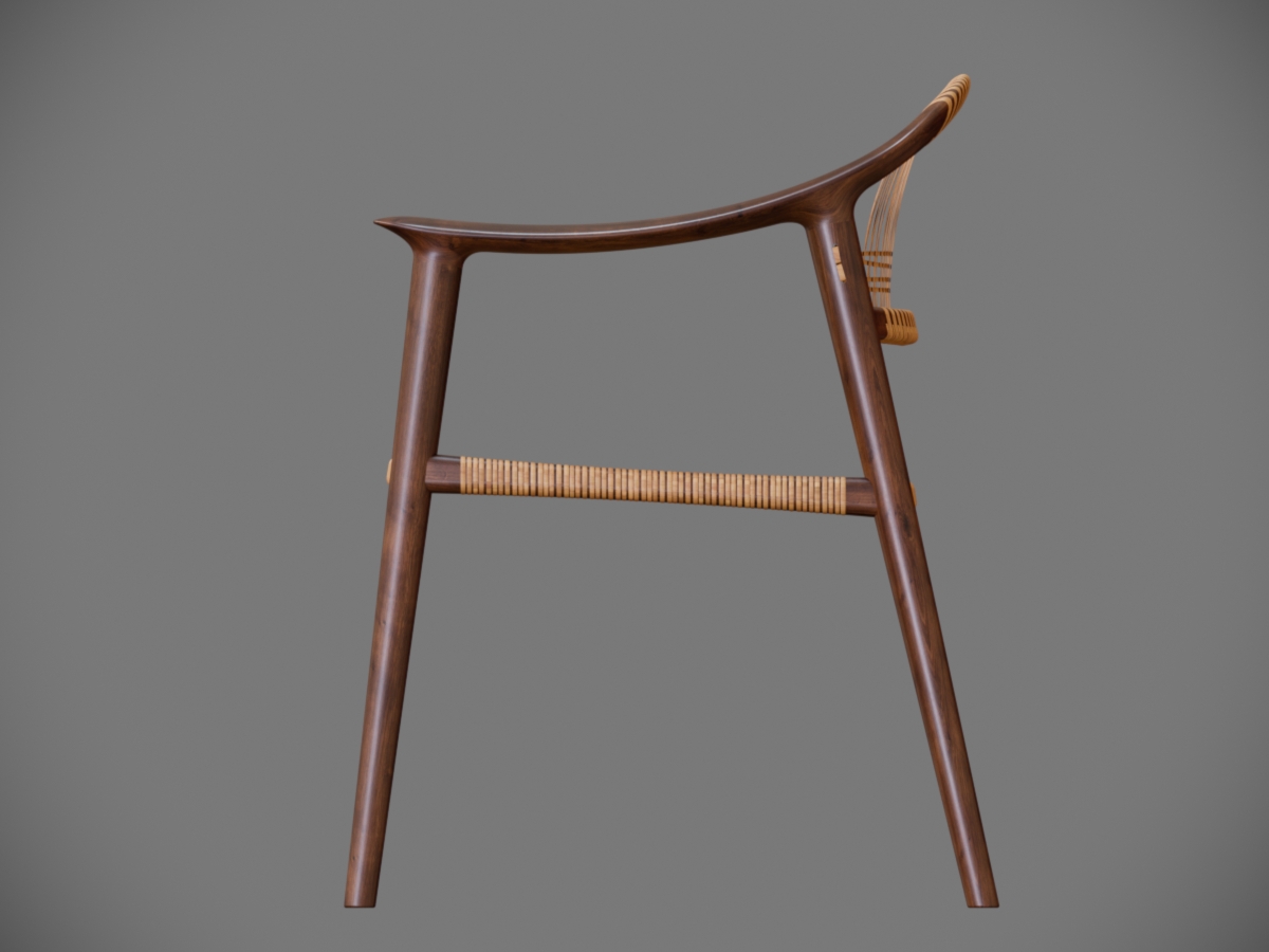 chair 3D model free download furniture armchair Bambi