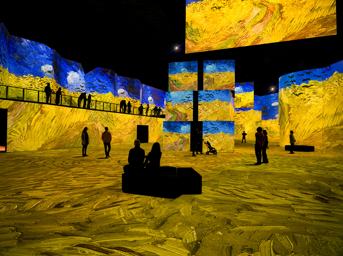 augmented reality Australia gallery van gogh immersive Experience Melbourne Multimedia  museum projection