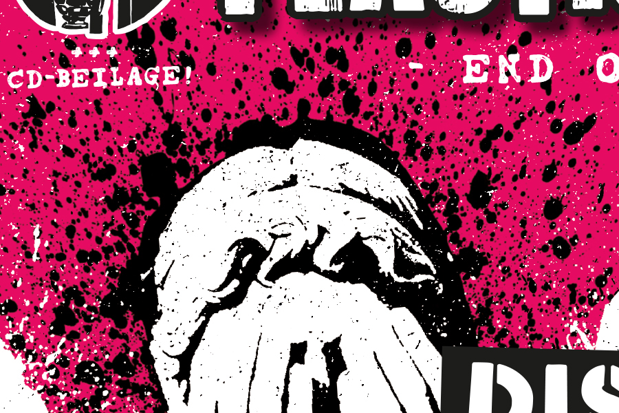 magazine fanzine magazin zeitschrift heft cover artwork flyer poster punk punkrock discharge plastic bomb dirty