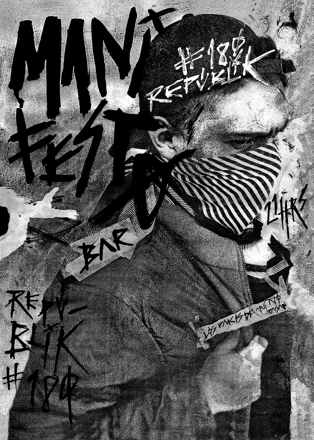 #manifestación #revolución #revolucionario #antisitema #rebelde #afiches #cartelera #Poster #revolution #blanco y negro #manifesto #bar #punk #rock