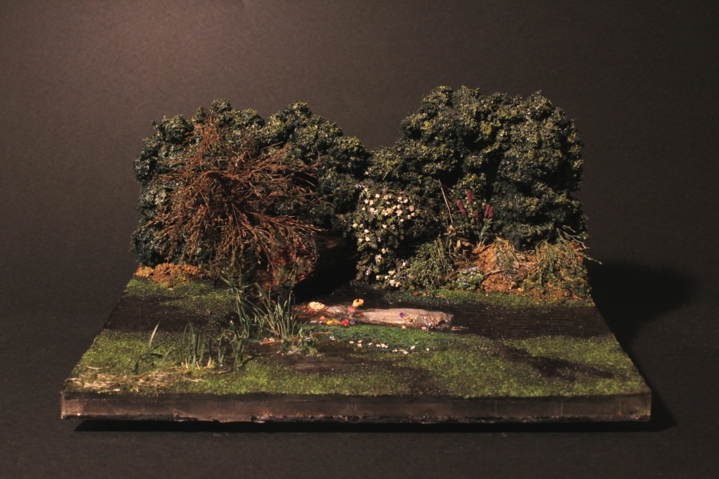 John  Everett Millais oil Diorama figure 3D ophelia