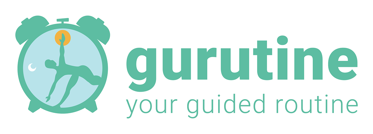 Logo Design Logo illustration wake up Routine Guru gurutine Day Planner schedule app music ringtone