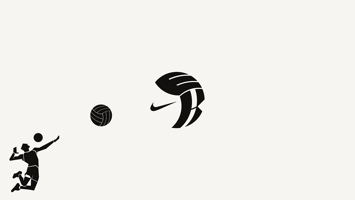 athletics Brand System branding  logo Logo Design Logotype Nike Typeface typography   visual identity
