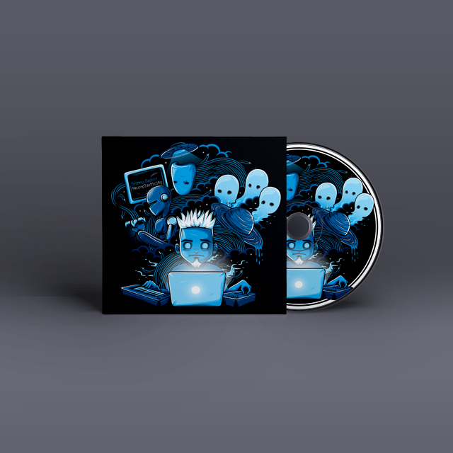 gebe elia colombo dronnydarko Cover Art cd sound black future dark tech Space  cyber drone