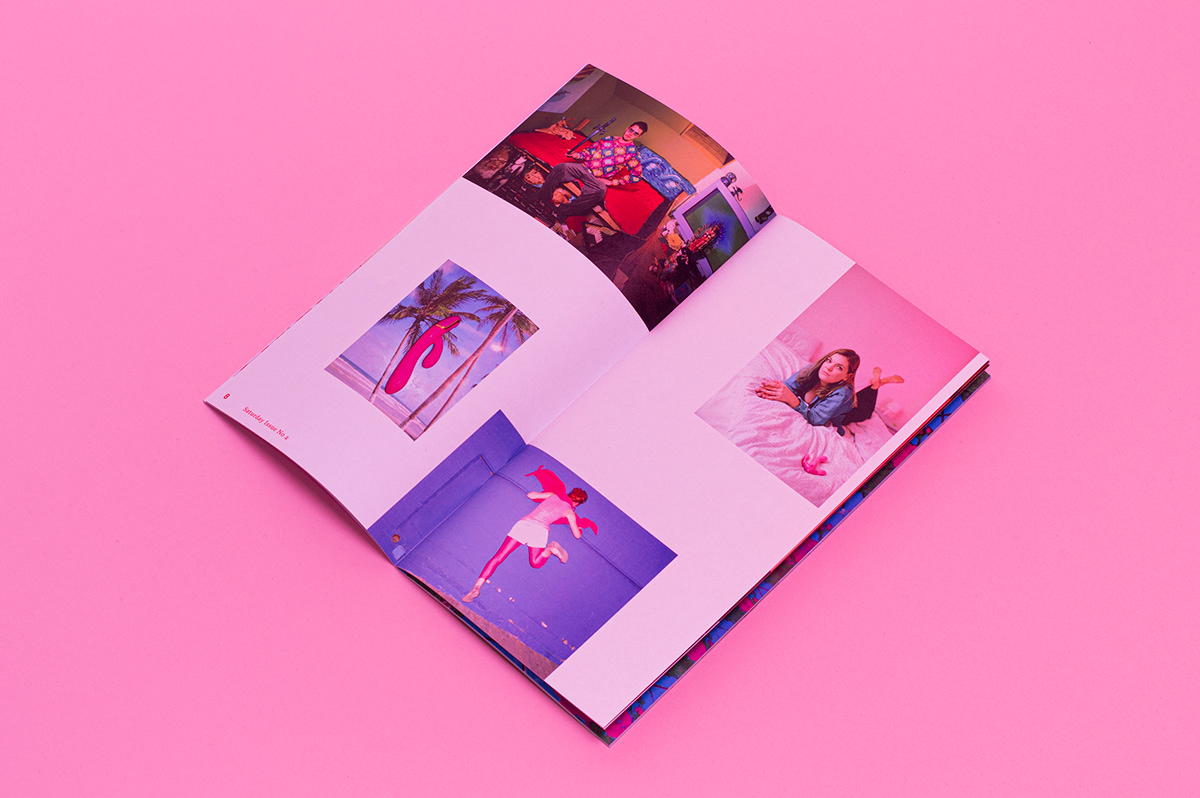 editorial design  evaszombat package package design  Packaging pink saturdayissue