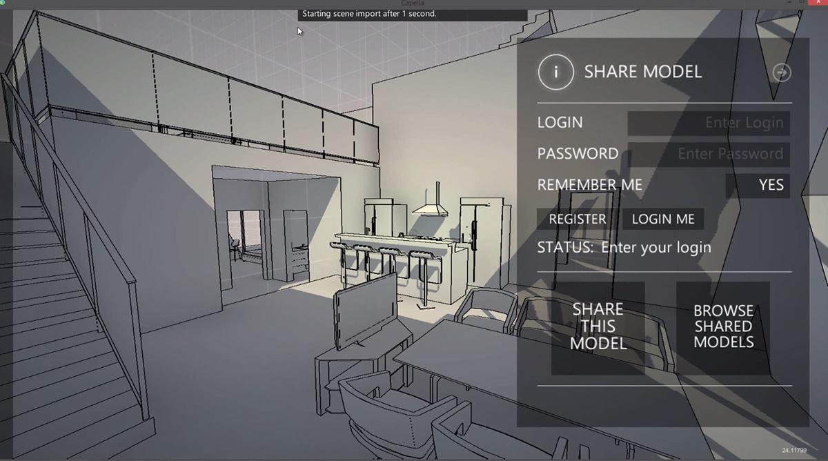 revit realtime walk through design share 3d model online 3d viewer walkthrough