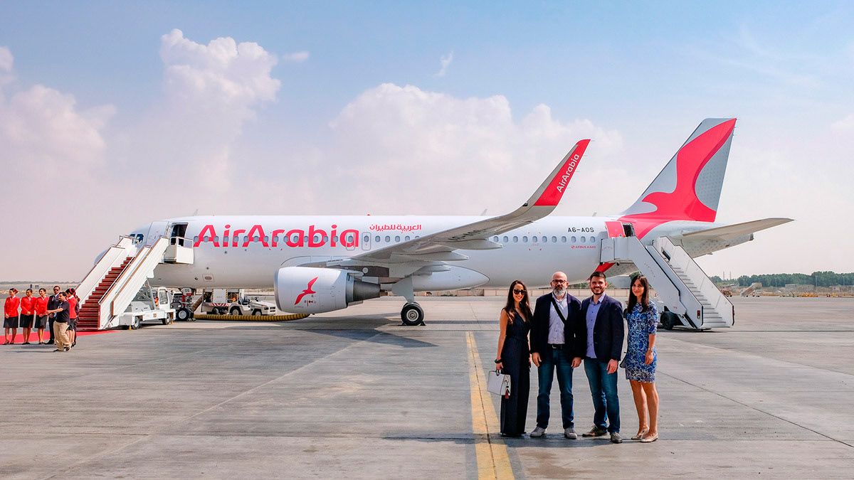 Airlines Livery Aircraft low-cost nomad seagull Rebrand Arab sharjah middle-east