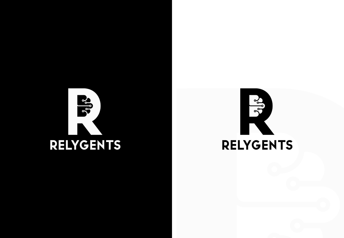 agency agency logo brand identity creative digital agency relygents Social media post