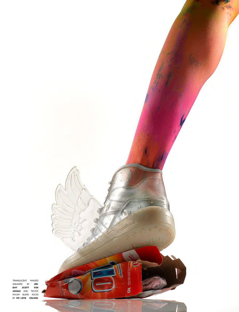 sneakers magazine Flaunt magazine. creative cristian loubotin Nike adidas Louis vuitton