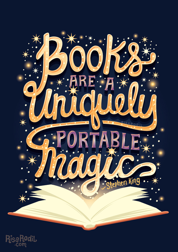 books harry potter lettering HAND LETTERING Reading book illustrated typography bibliophile bookshelf library