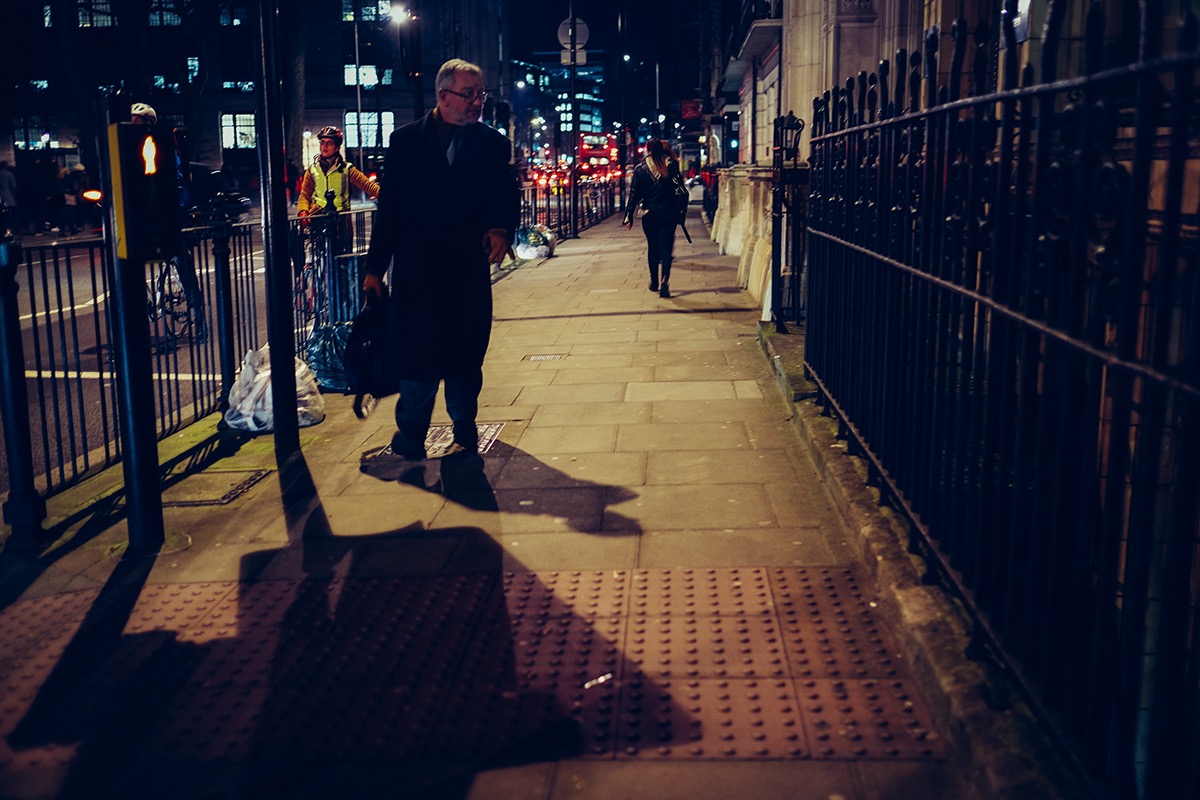 London city dark Street Shadows