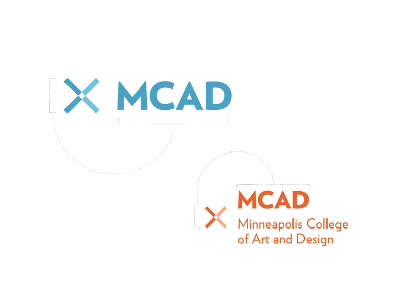 MCAD minneapolis identity "X" art school