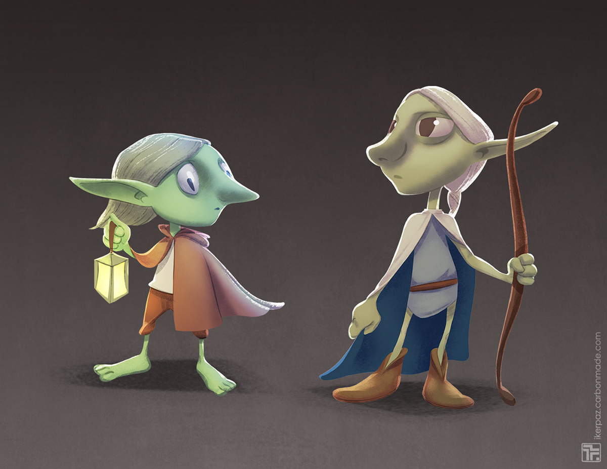 Character design  cute elf elves fantasy zelda