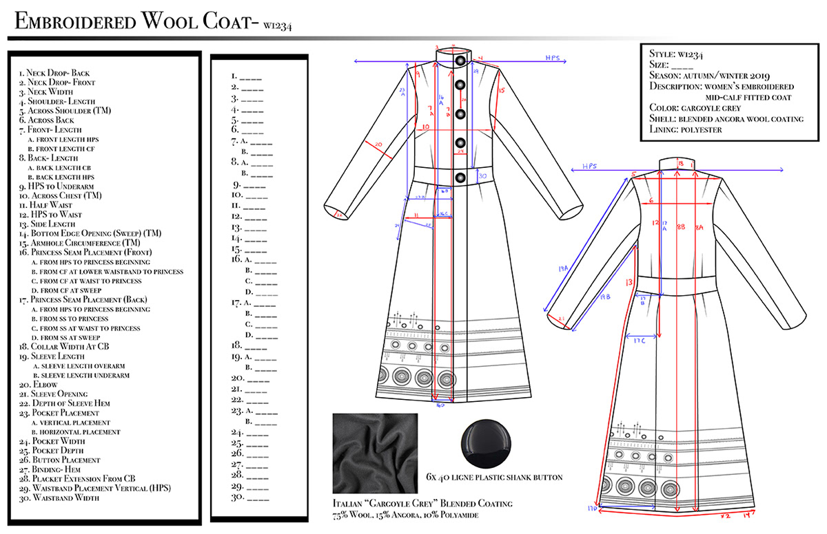 technical fashion flats fashion technical spec sheet measurement sheet Fashion garment garment technical garment measurement