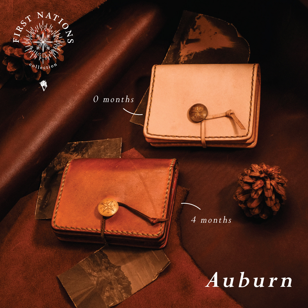 auburn voyej leather goods Leather wallet leather WALLET patina Photography  Product Photography