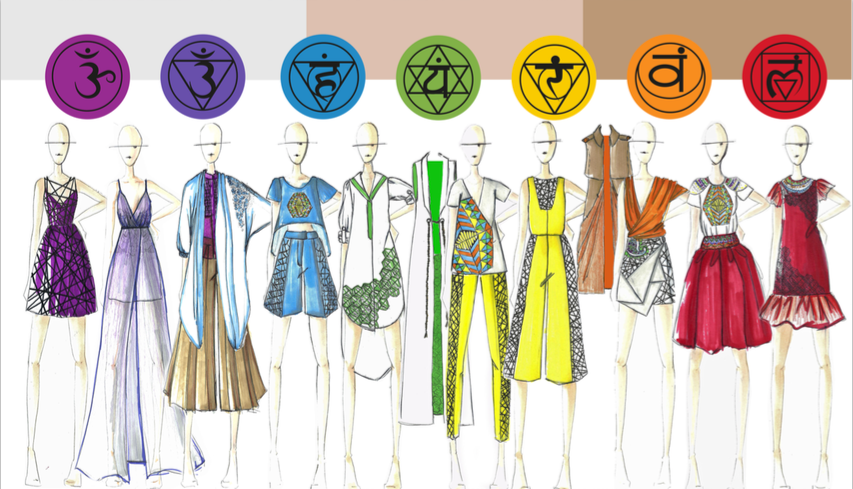 MaxMara Fashion Award voyage viaggio soul's journey chakra colors Patterns