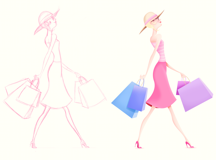 Style fashion woman woman shopping woman Shopping