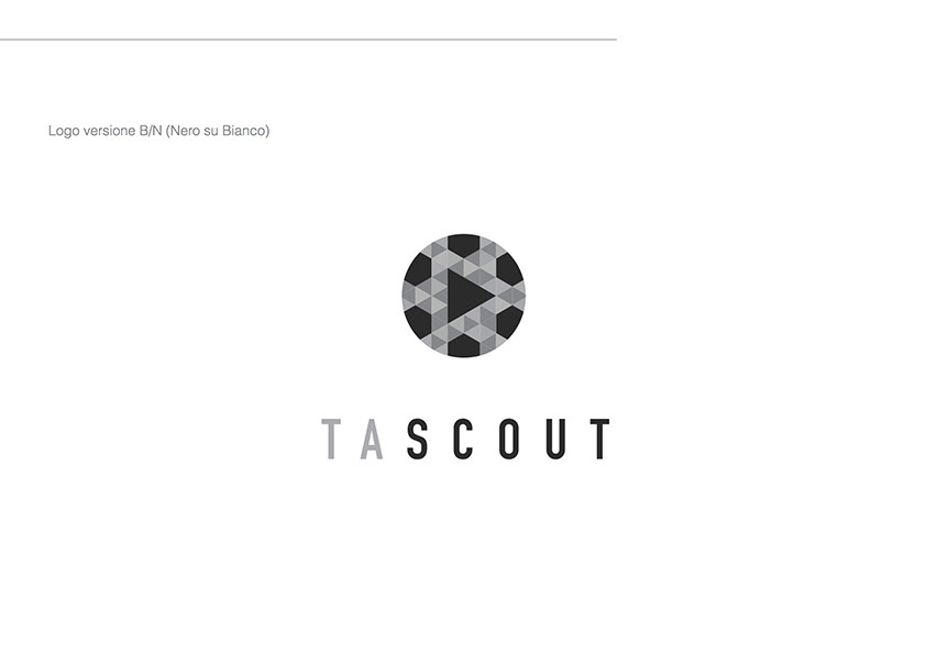 football social media tascout Logo Design Startup Italy