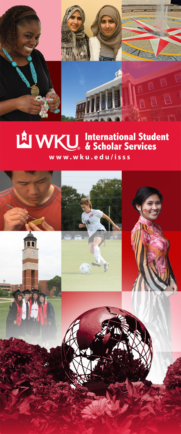 ISSS Western Kentucky University banners International international students retractable wku