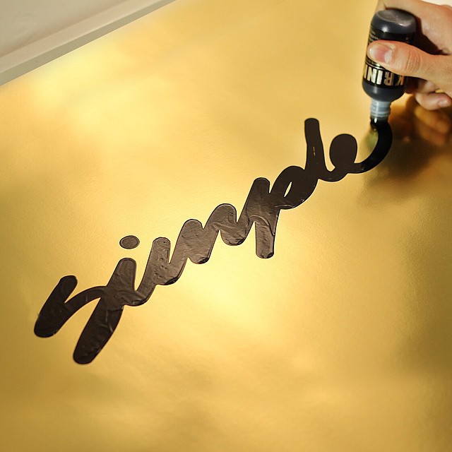 lettering HAND LETTERING inspiration it's a living hand made design Script itsaliving it's a living lettering pantone #MakeItNYC inspire MakeItNYC MakeItNYC