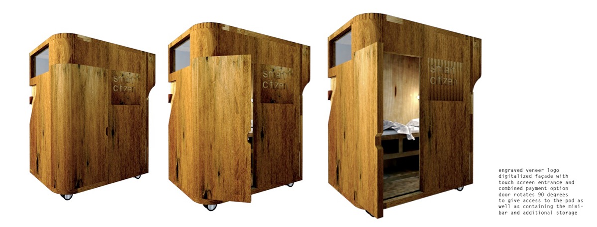 hotel airport design sleep box vending machine mobile future container box Travel POD sleep privacy fast