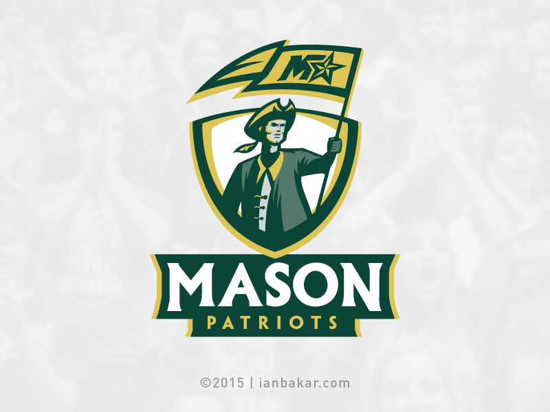 Mason Patriots (GMU) University Athletics Rebrand on Behance