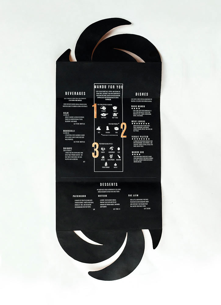 brand branding  print Packaging mandu korean