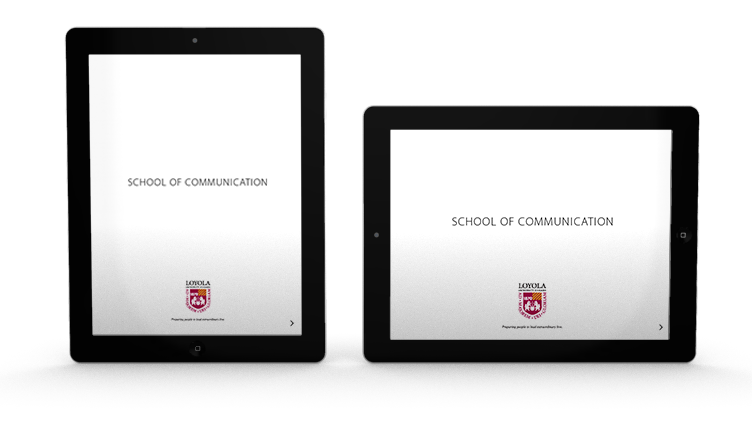 iPad School of Communication communication iPad publication iPad Presentation Adobe DPS
