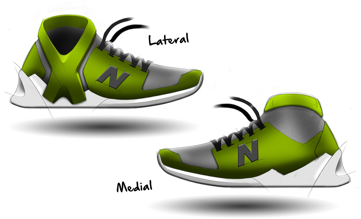 digital sketch sketches footwear