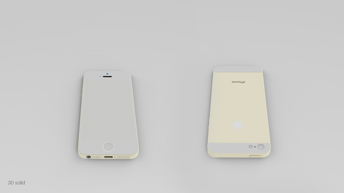 iphone 5s 3D Modelling