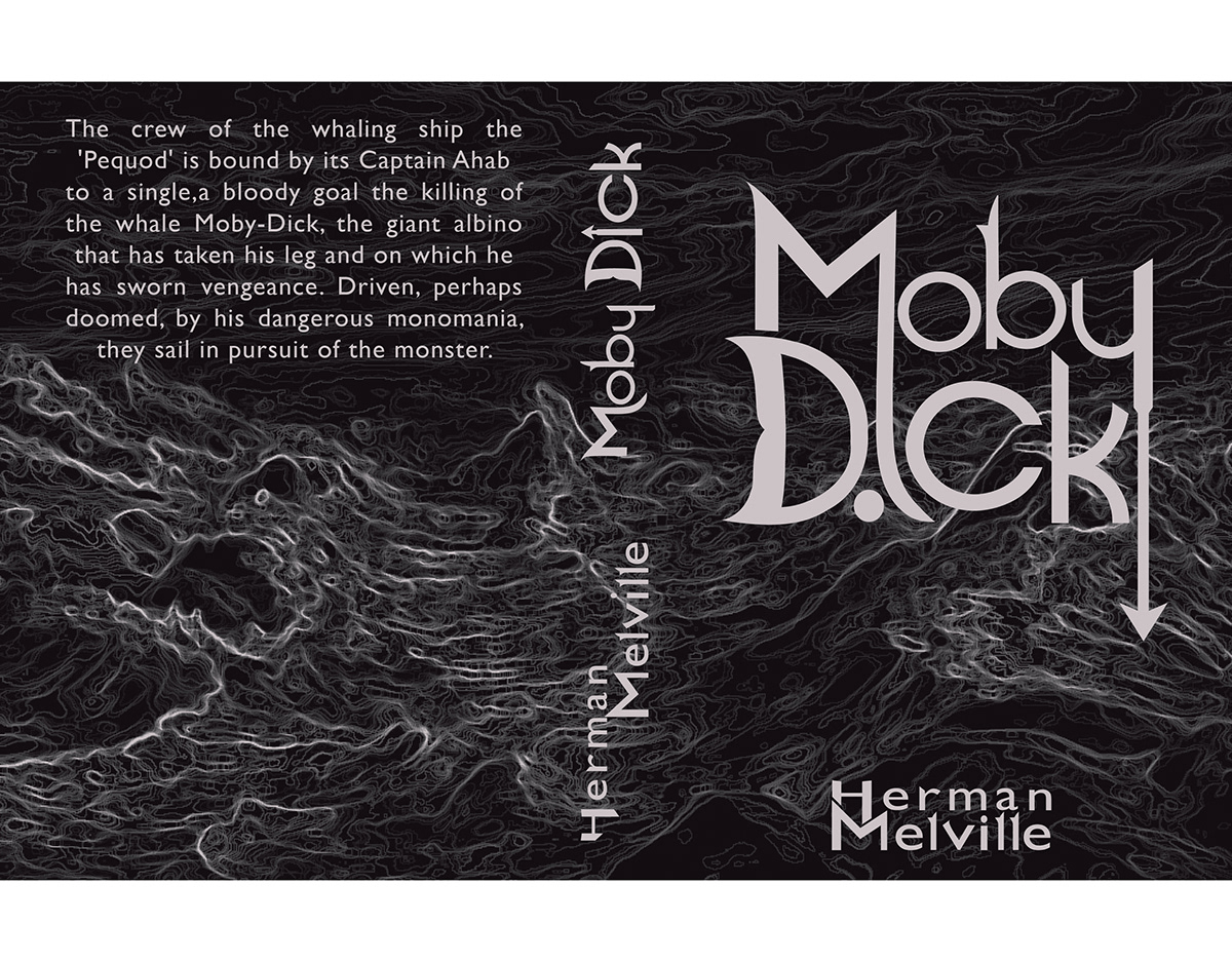Livro Capa Moby Dick herman melville