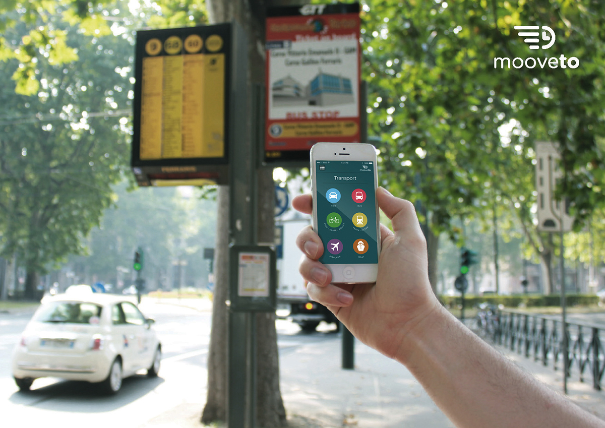 mezzi di trasporto spostamenti app applicazione smartphone quantifield self Interection Design  UI project app Market App appstore Google Play