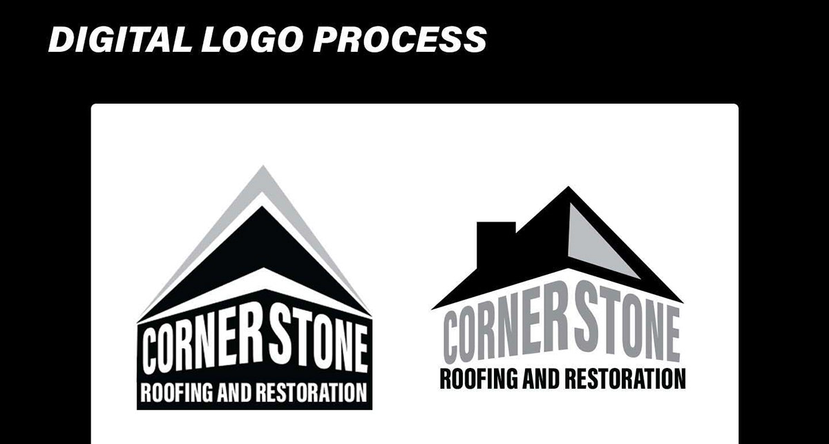 logo Logotype repair logo Restoration Logo roofing roofing logo branding 