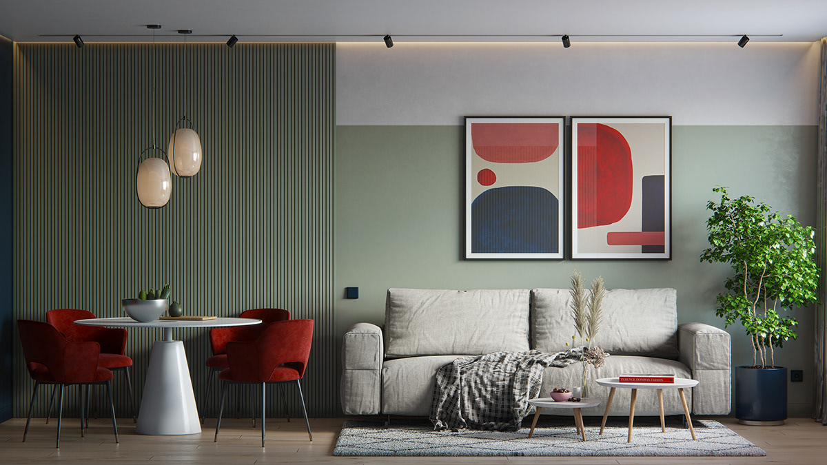 3dsmax apartment archiviz chair coronarenderer home Interior interiordesign Render