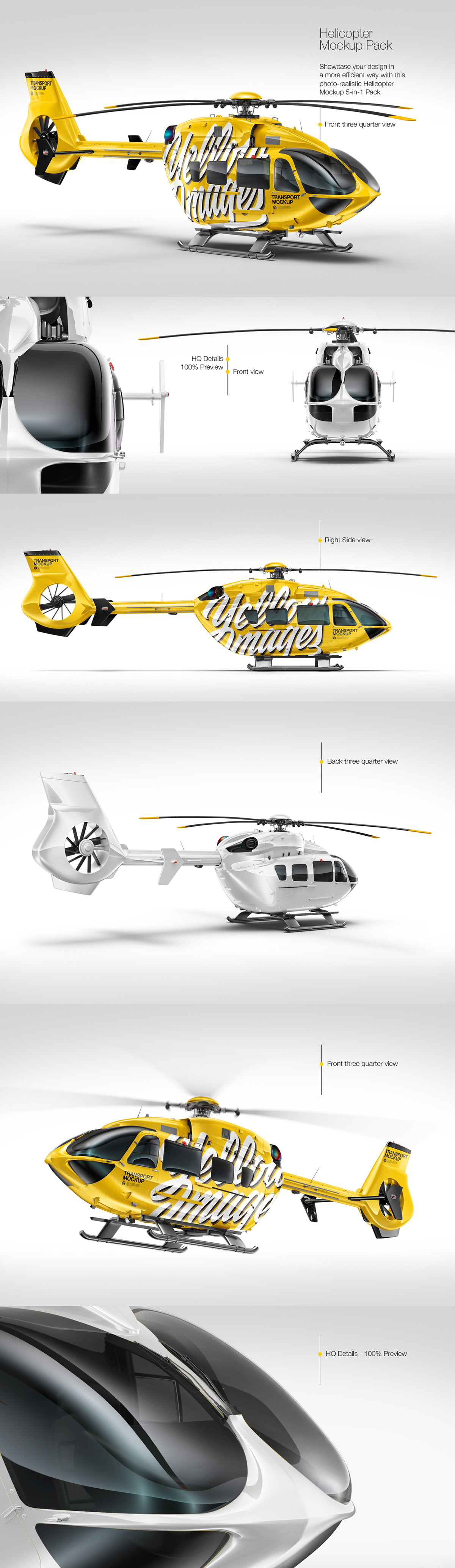 Aircraft Copter eurocopter eurocopter ec145 helicopter Mockup Transport Vehicle