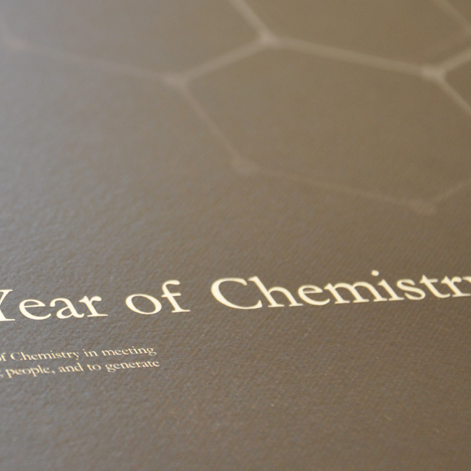 International Year of chemistry astronomy 2011 prints posters