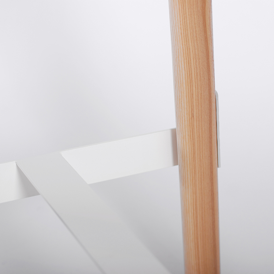odesd2 ukraine barstool stool wood steel White felt Minimalism minimal