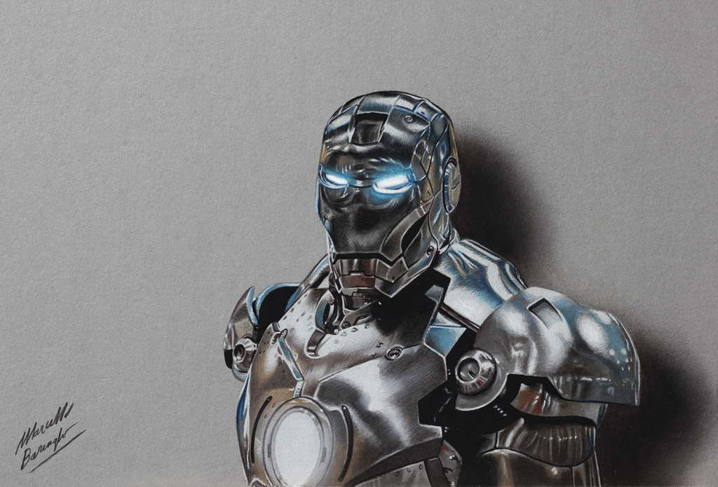 Iron Man 2 Sketch Cards 1-9 — Gene Gonzales • Illustrator
