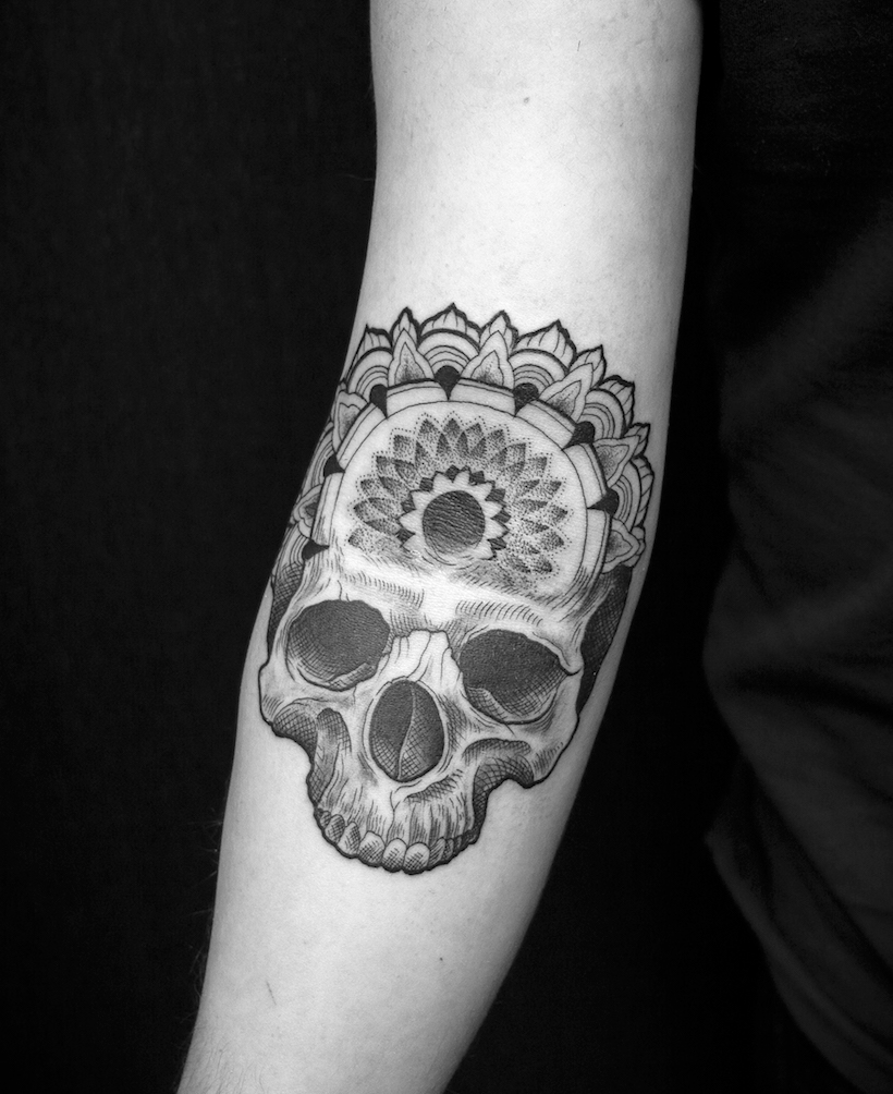 tattoo sketch skull black tattoos Idia geometric graphic skulls