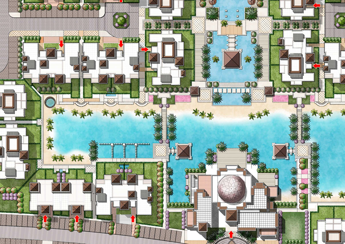 architecture egypt Landscape resort Urban visualization