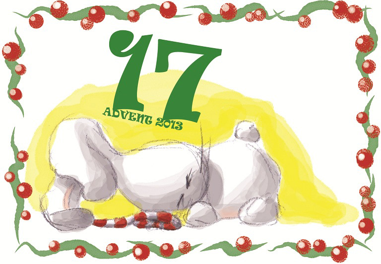 bunny Advent countdown