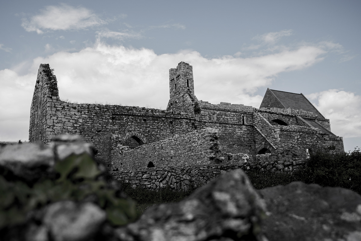 Ireland Clare Burren Corcomroe Abbey abbey church